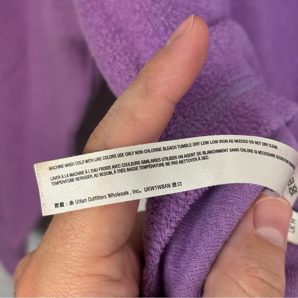 Free People Movement Purple Radiant Hoodie Pullover Size Medium Cozy - Picture 10 of 11